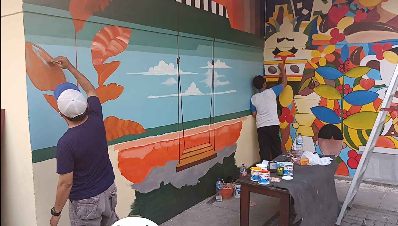 Melihat Mural Karya Tuli Art Disabilitas Kota Pasuruan WartaBromo