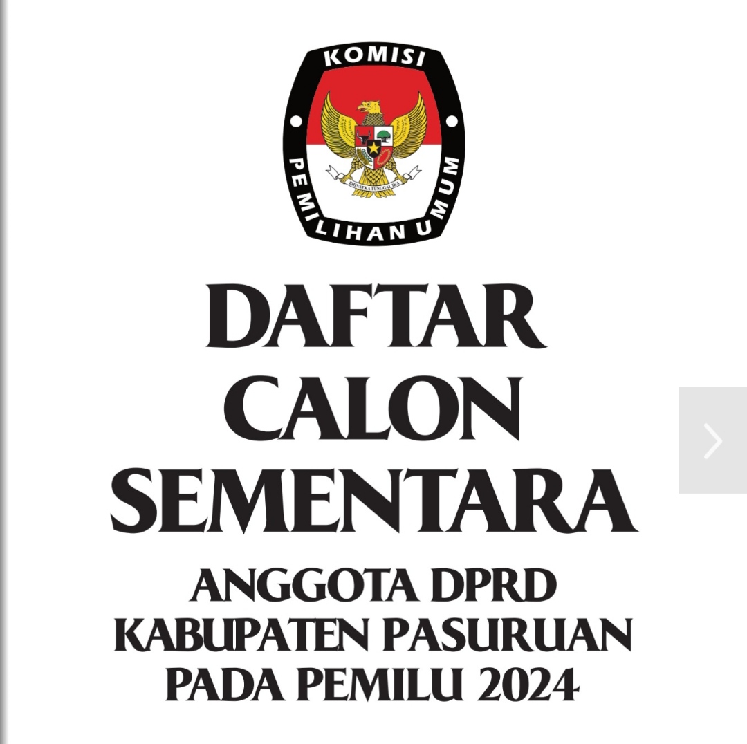 Ini Link Daftar Calon Sementara Anggota DPRD Kabupaten Pasuruan ...