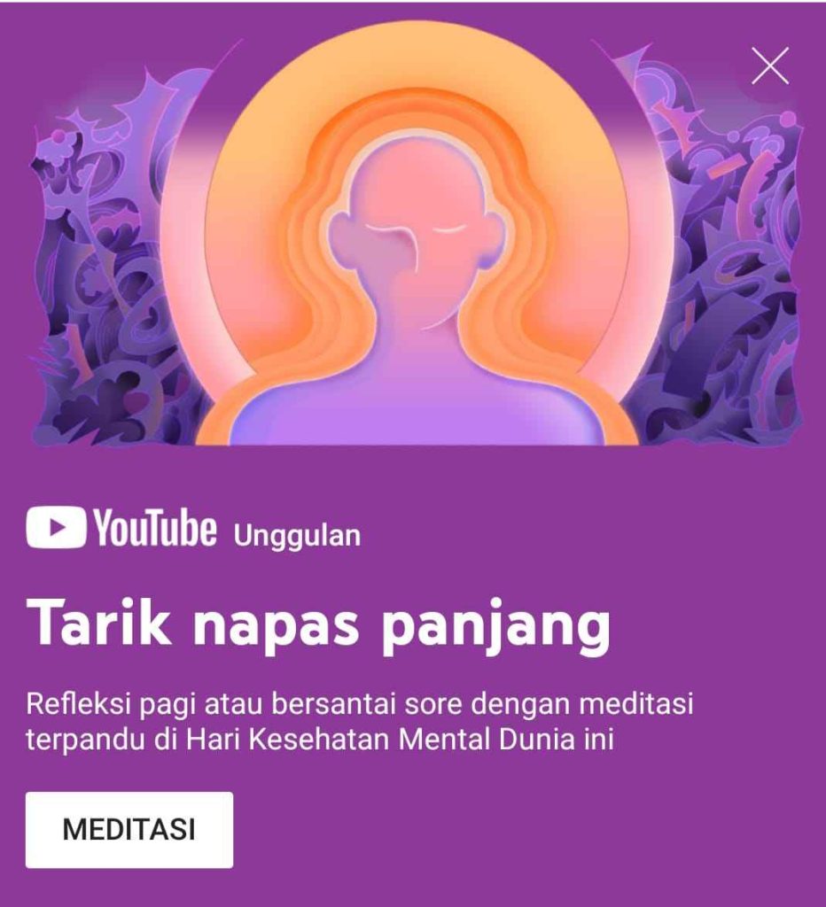 Hari Ini Youtube Ajak Tarik Napas Panjang Wartabromo