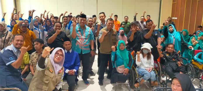 Penyandang Disabilitas di Pasuruan Ikut Simulasi Antisipasi Bencana Bumi