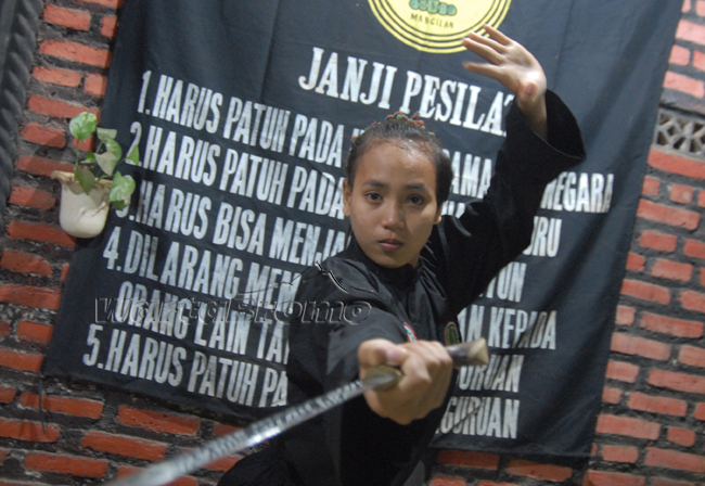 Karima Chakim Putri Mahkota Silat Kuntu Mancilan Wartabromo